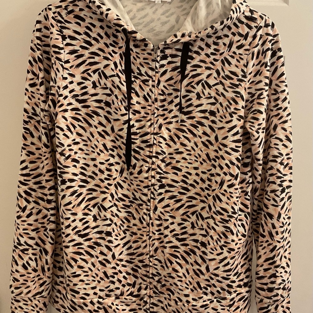 Soma Wknd Cotton Terry Zip Up Jacket / Hoodie - In the Wild - Size Small - Picture 3 of 8
